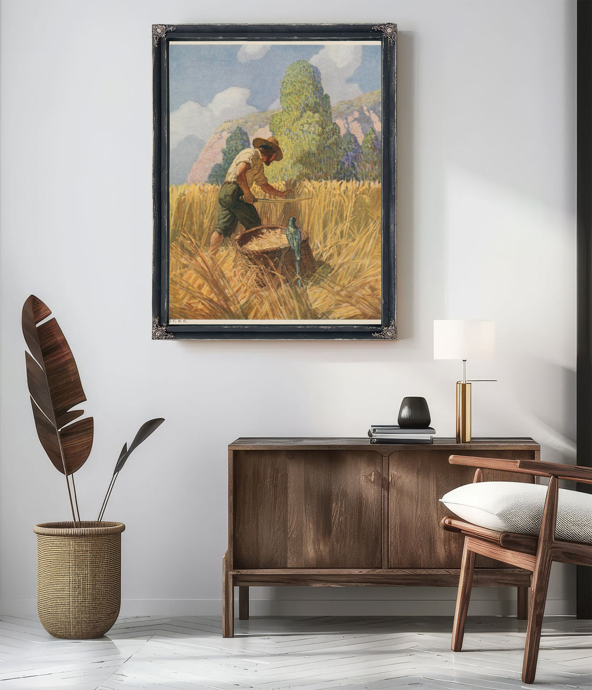 Newell Convers Wyeth I Reaped It By N C Wyeth