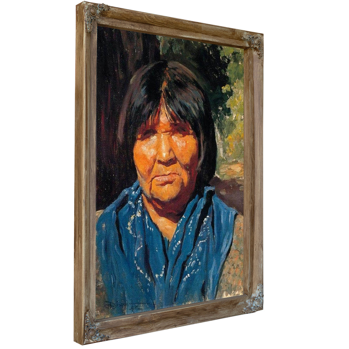 Nancy Pomo Indian By Maynard Dixon