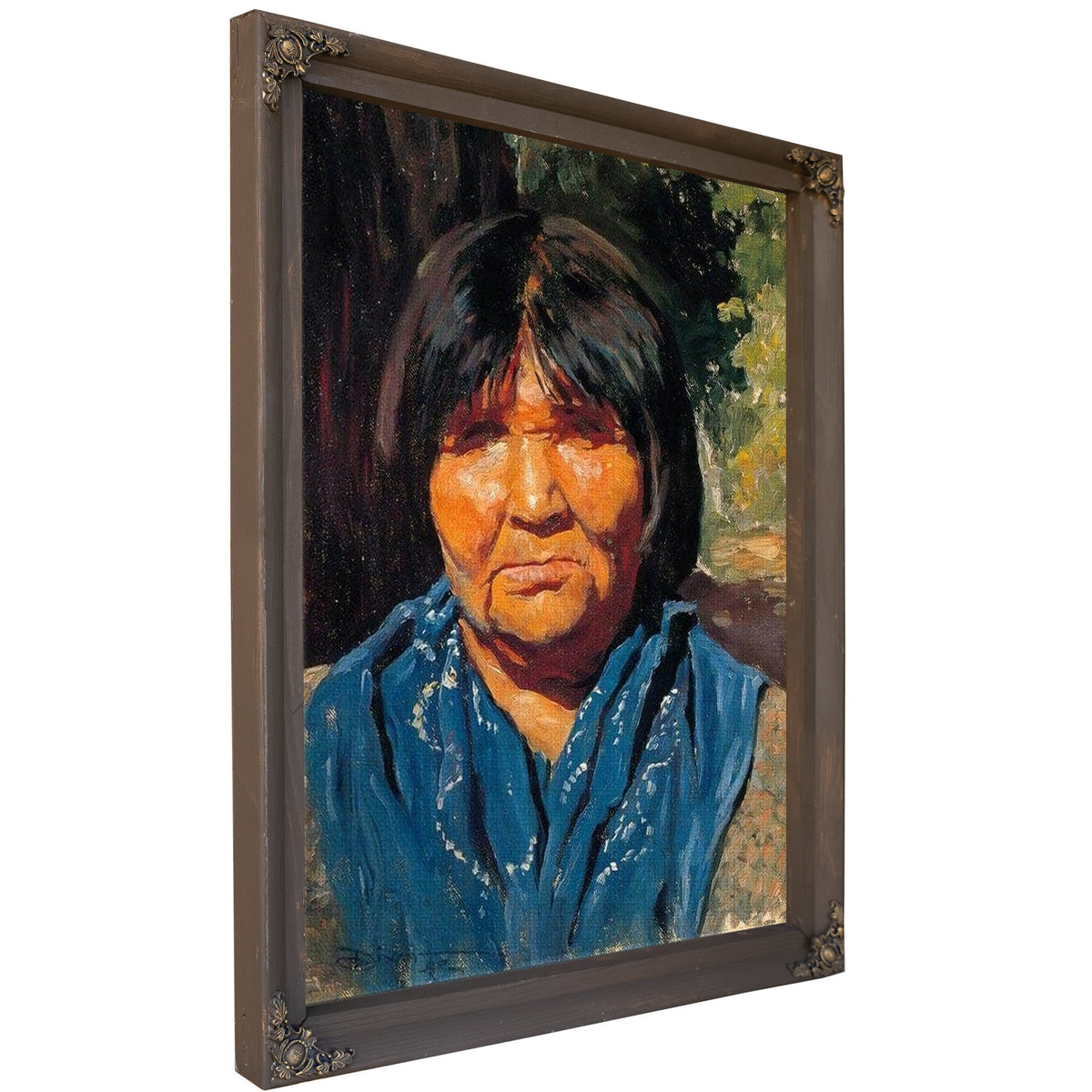 Nancy Pomo Indian By Maynard Dixon