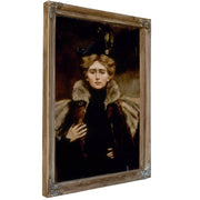 Natalie In Fur Cape By Alice Pike Barney