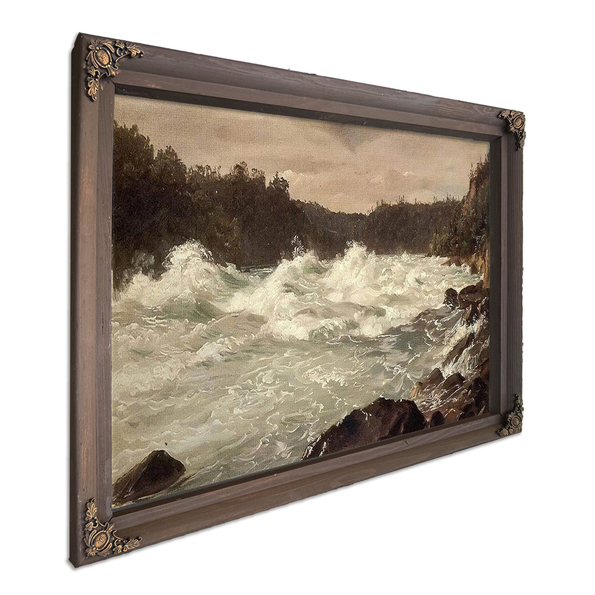 Niagra River Gorge By Frederic Edwin Church