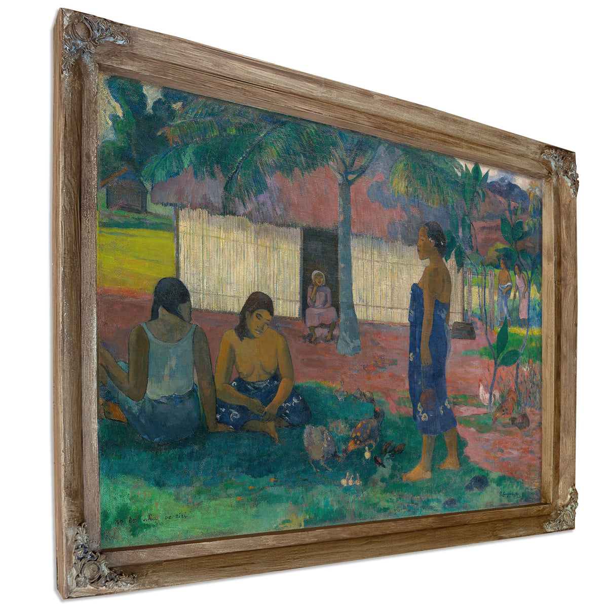 No Te Aha Oe Riri Why Are You Angry by Paul Gauguin