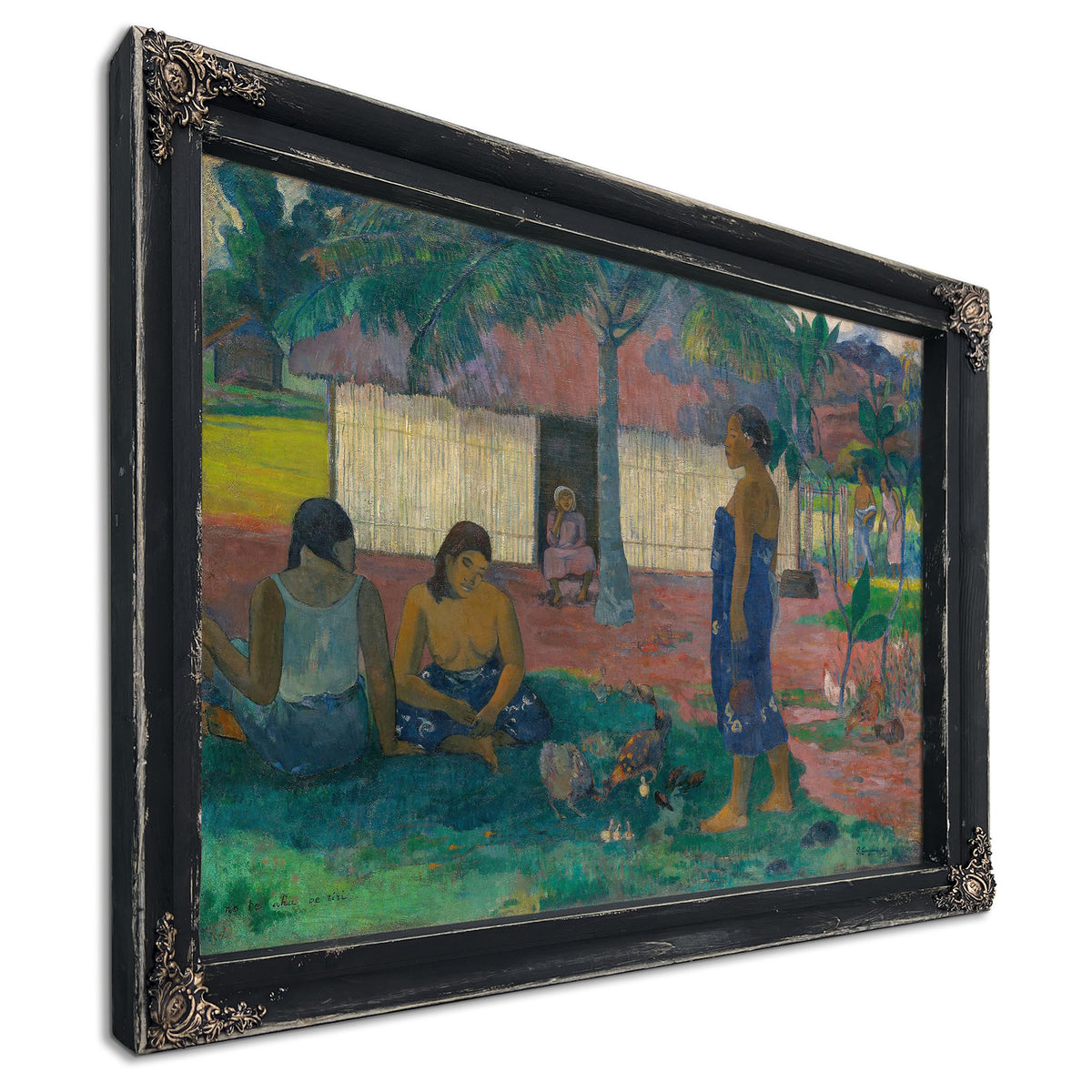 No Te Aha Oe Riri Why Are You Angry by Paul Gauguin
