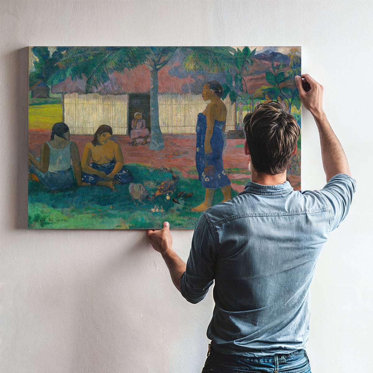 No Te Aha Oe Riri Why Are You Angry by Paul Gauguin