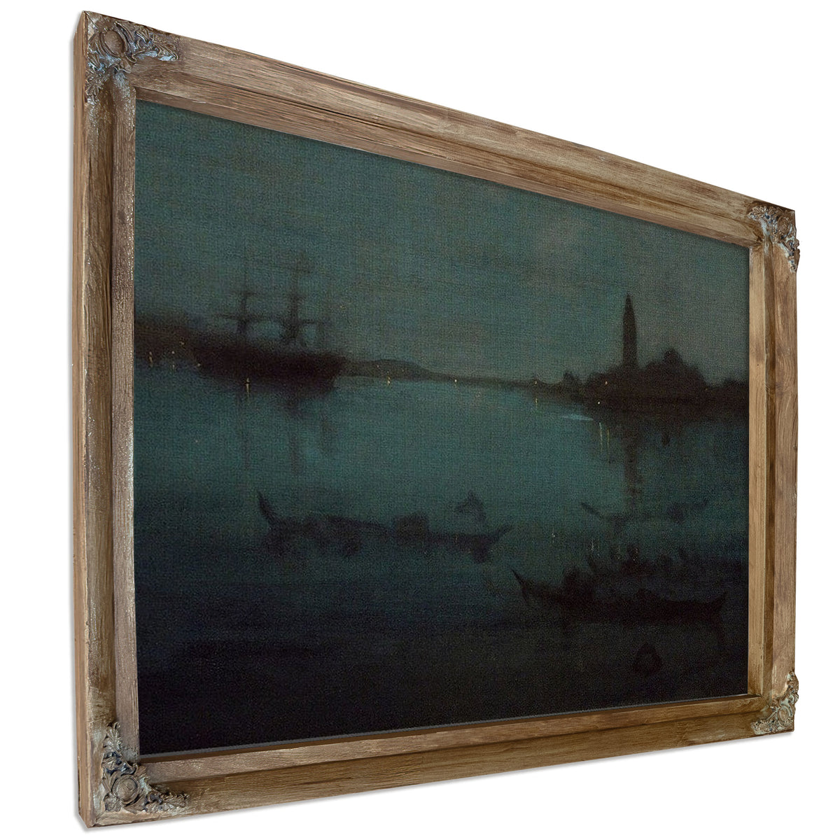 Nocturne In Blue And Silver The Lagoon, Venice By James Mcneill Whistler