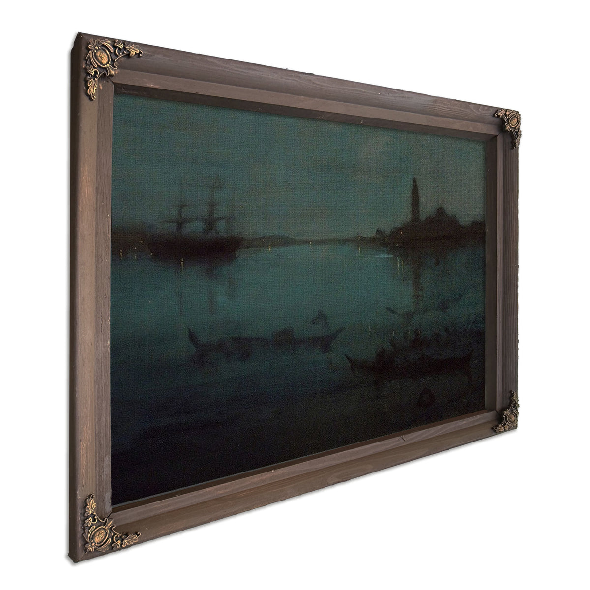 Nocturne In Blue And Silver The Lagoon, Venice By James Mcneill Whistler