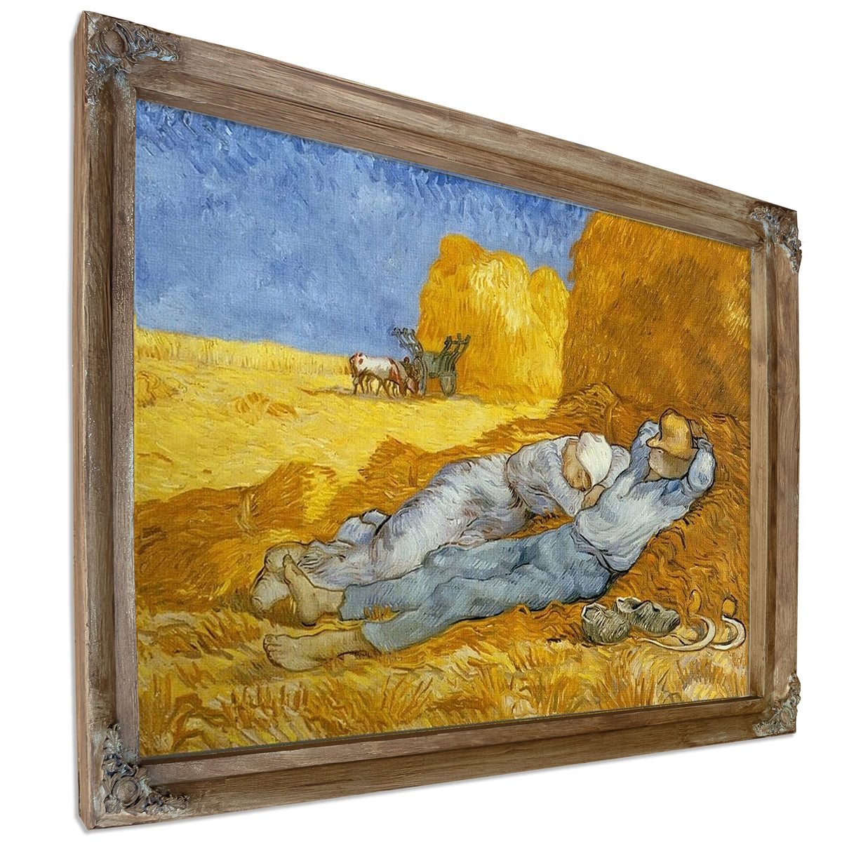 Noon Rest From Work (After Millet) By Vincent Van Gogh