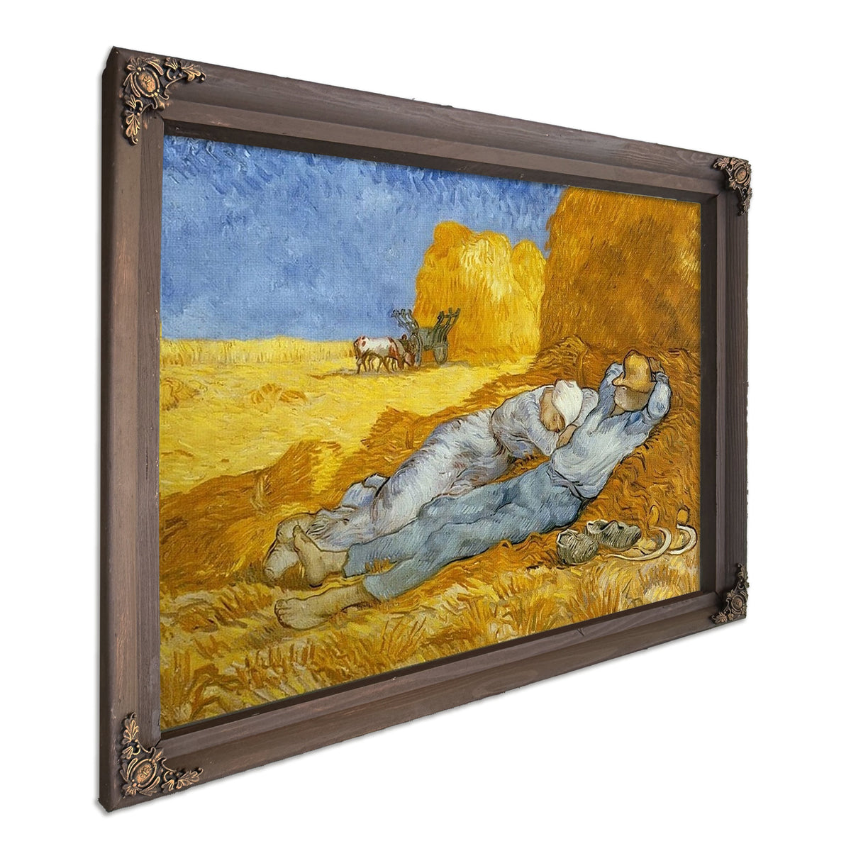 Noon Rest From Work (After Millet) By Vincent Van Gogh