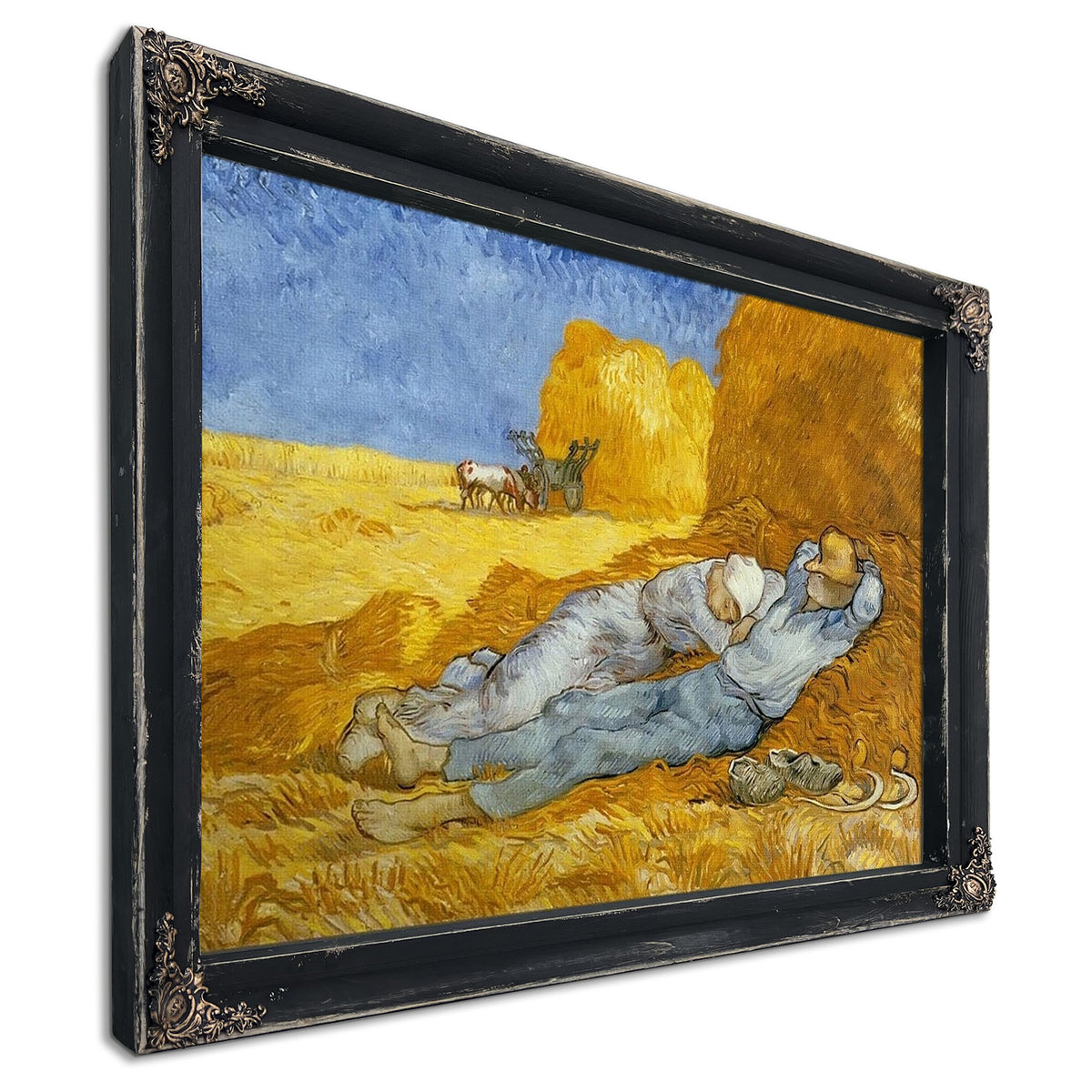 Noon Rest From Work (After Millet) By Vincent Van Gogh