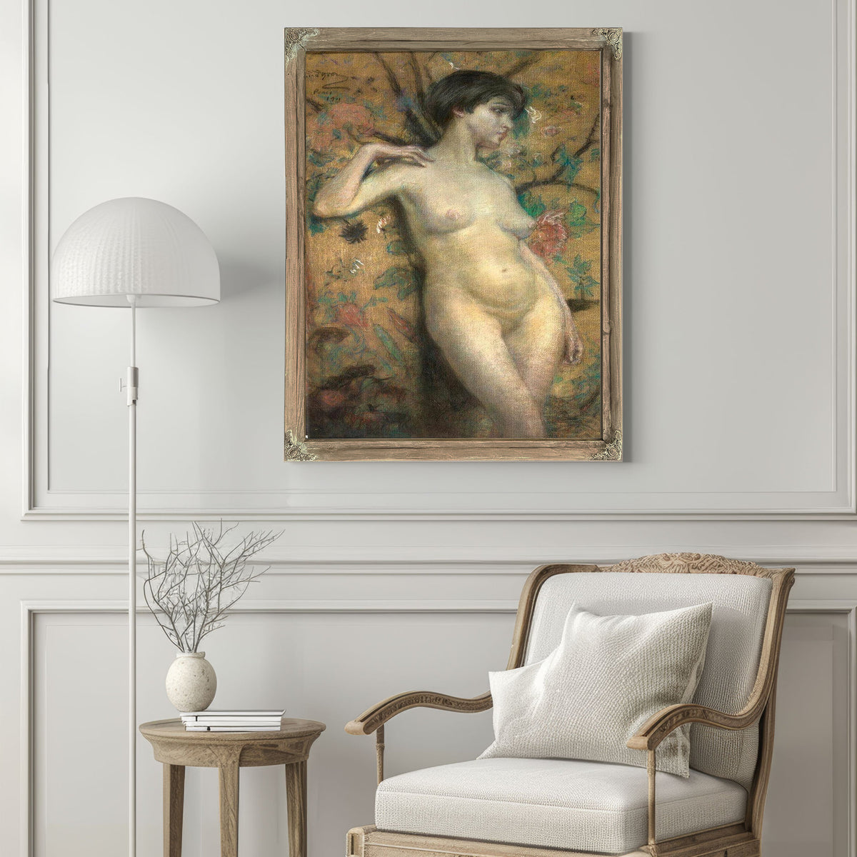 Nude Against Screen By Alice Pike Barney