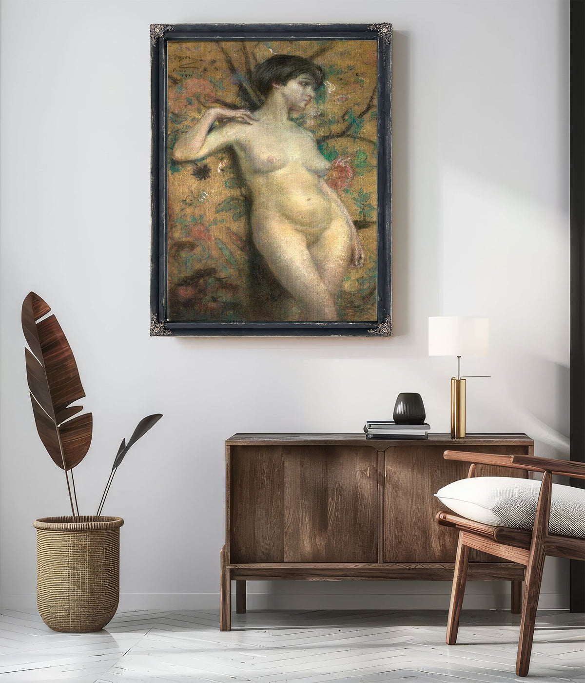 Nude Against Screen By Alice Pike Barney
