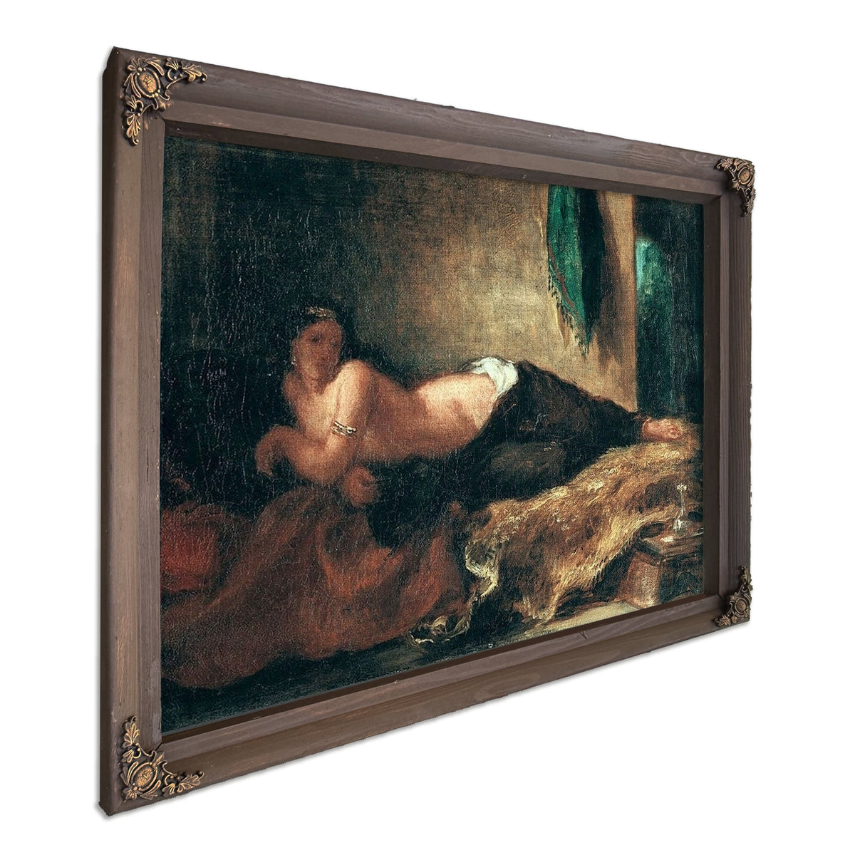 Odalisque By Ferdinand Victor Eugene Delacroix