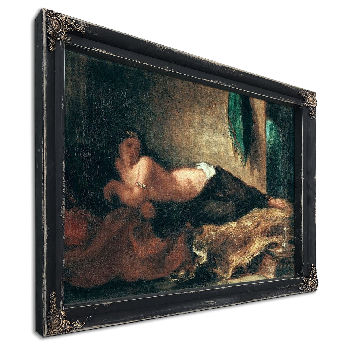 Odalisque By Ferdinand Victor Eugene Delacroix