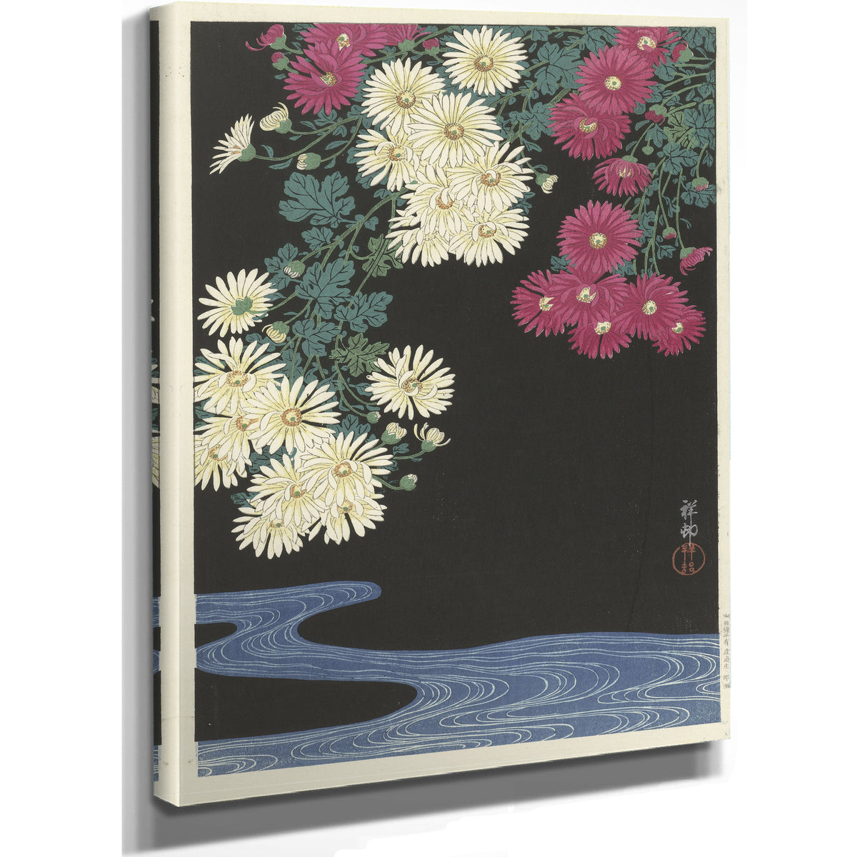 Chrysanthemums Running Water 1925 1936 By Ohara Koson