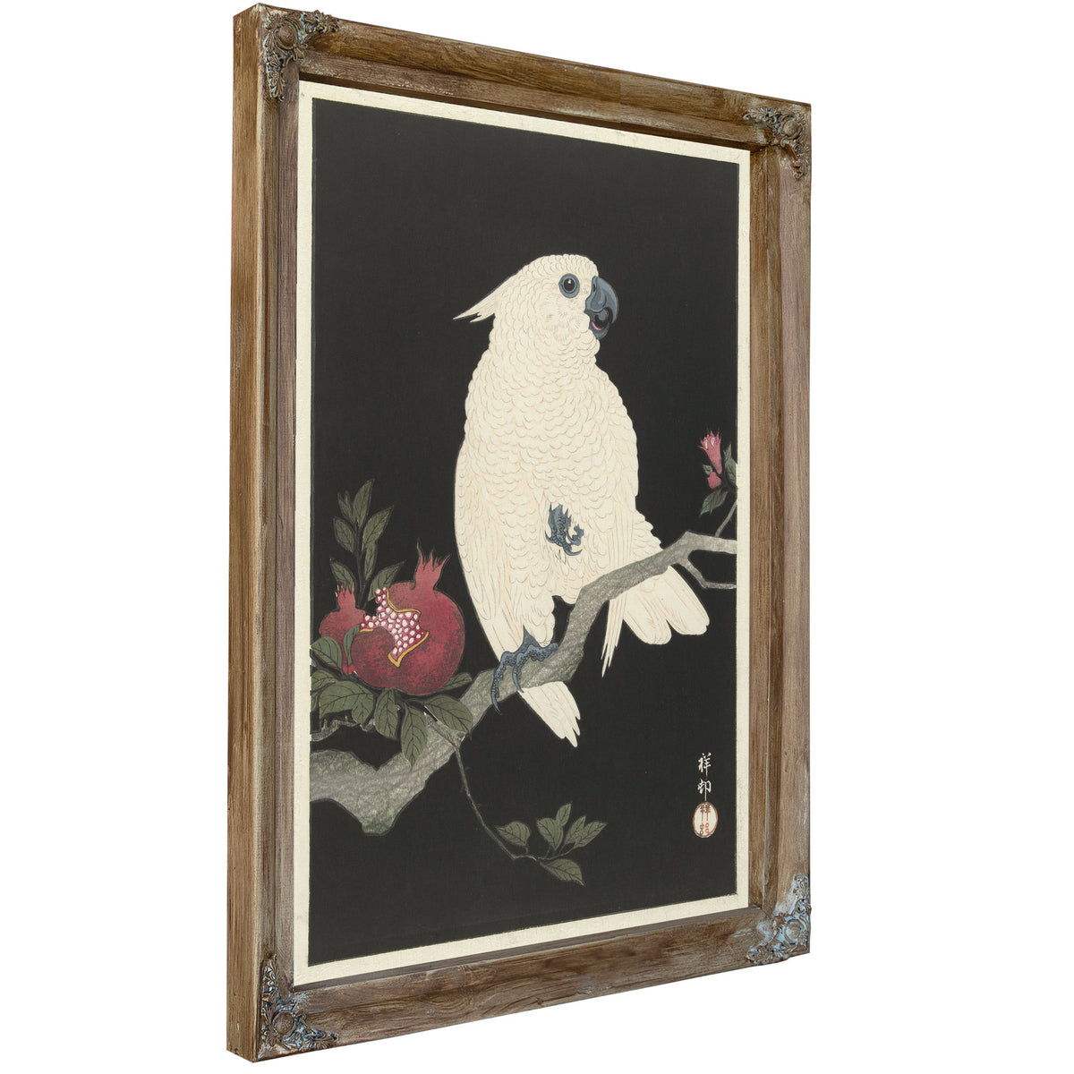 Cockatoo Pomegranate 1925 1936 By Ohara Koson