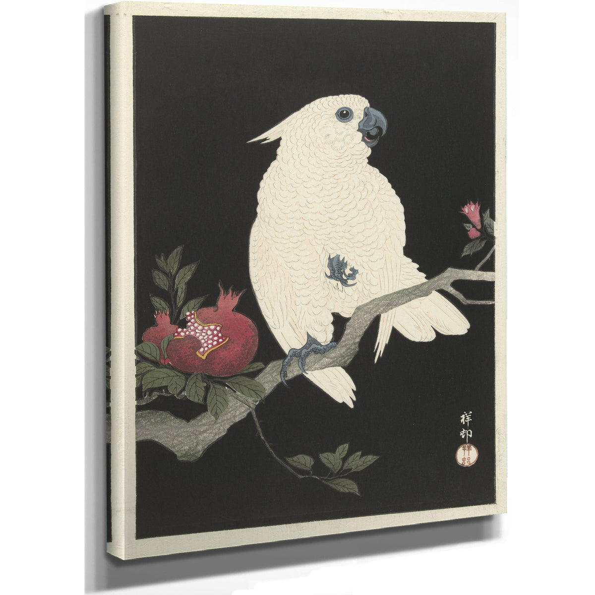 Cockatoo Pomegranate 1925 1936 By Ohara Koson