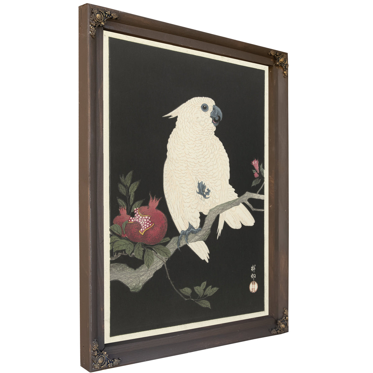Cockatoo Pomegranate 1925 1936 By Ohara Koson