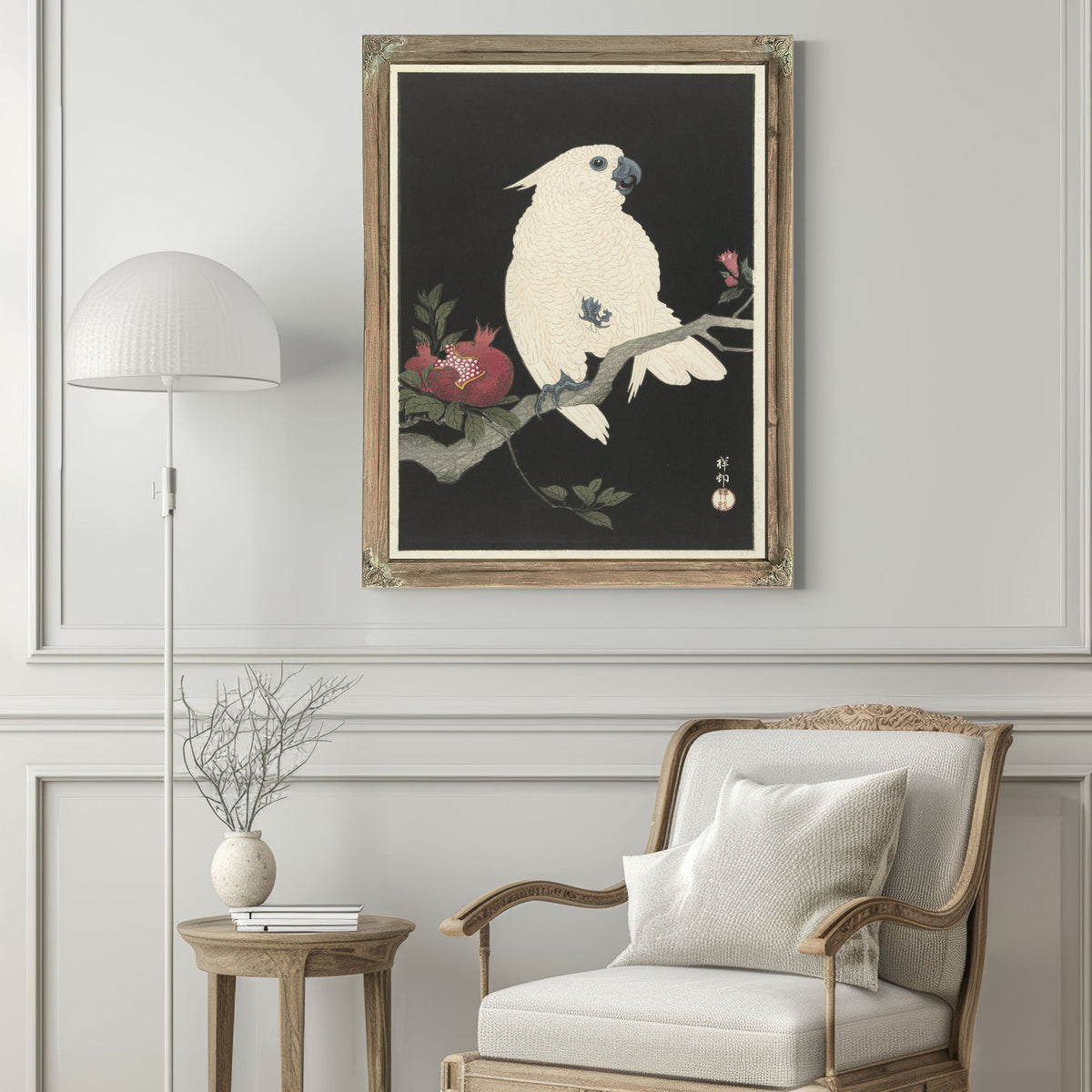 Cockatoo Pomegranate 1925 1936 By Ohara Koson
