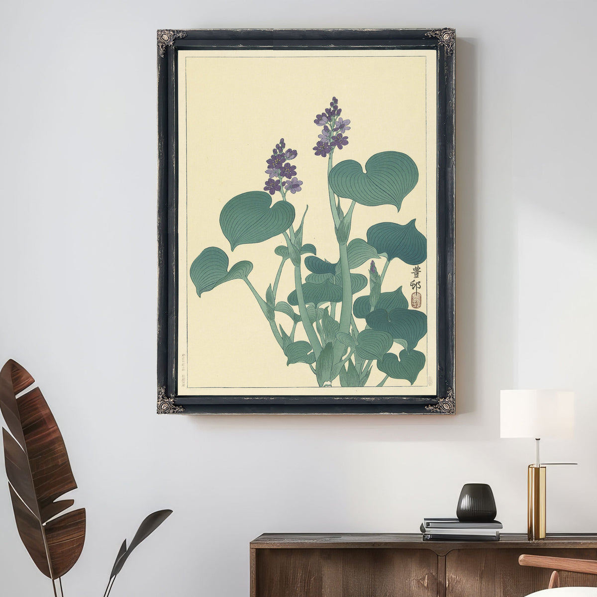 Flowering Hosta 1900 1930 By Ohara Koson