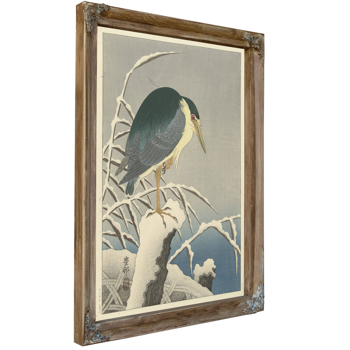 Heron Snow 1920 1930 By Ohara Koson