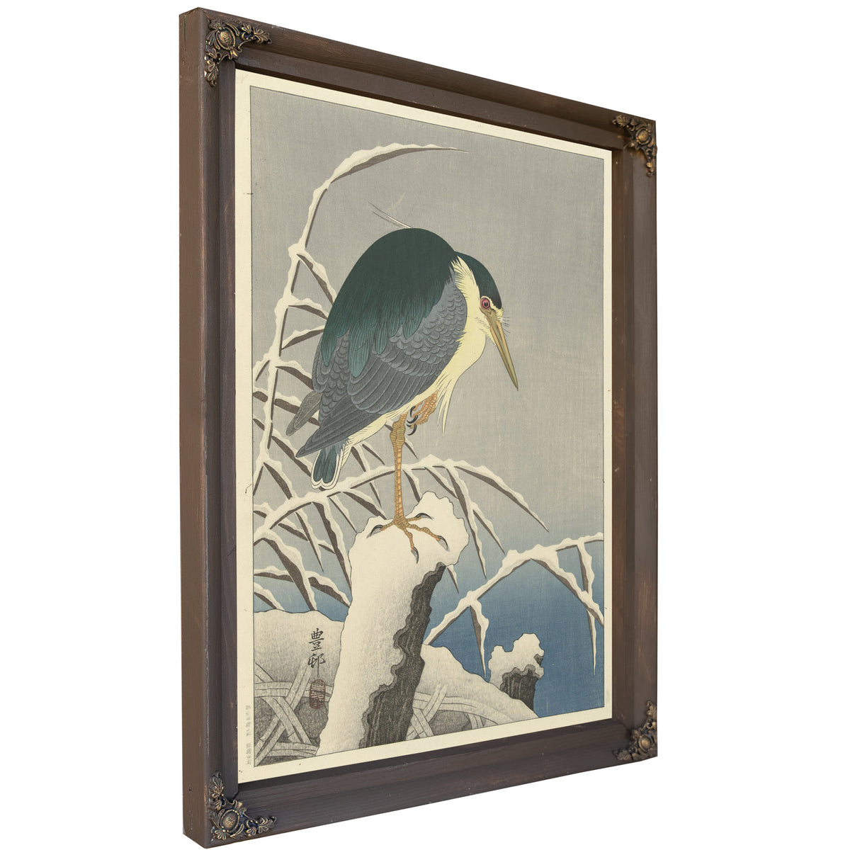 Heron Snow 1920 1930 By Ohara Koson