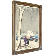 In Snow Yanagibashi 1927 By Ohara Koson