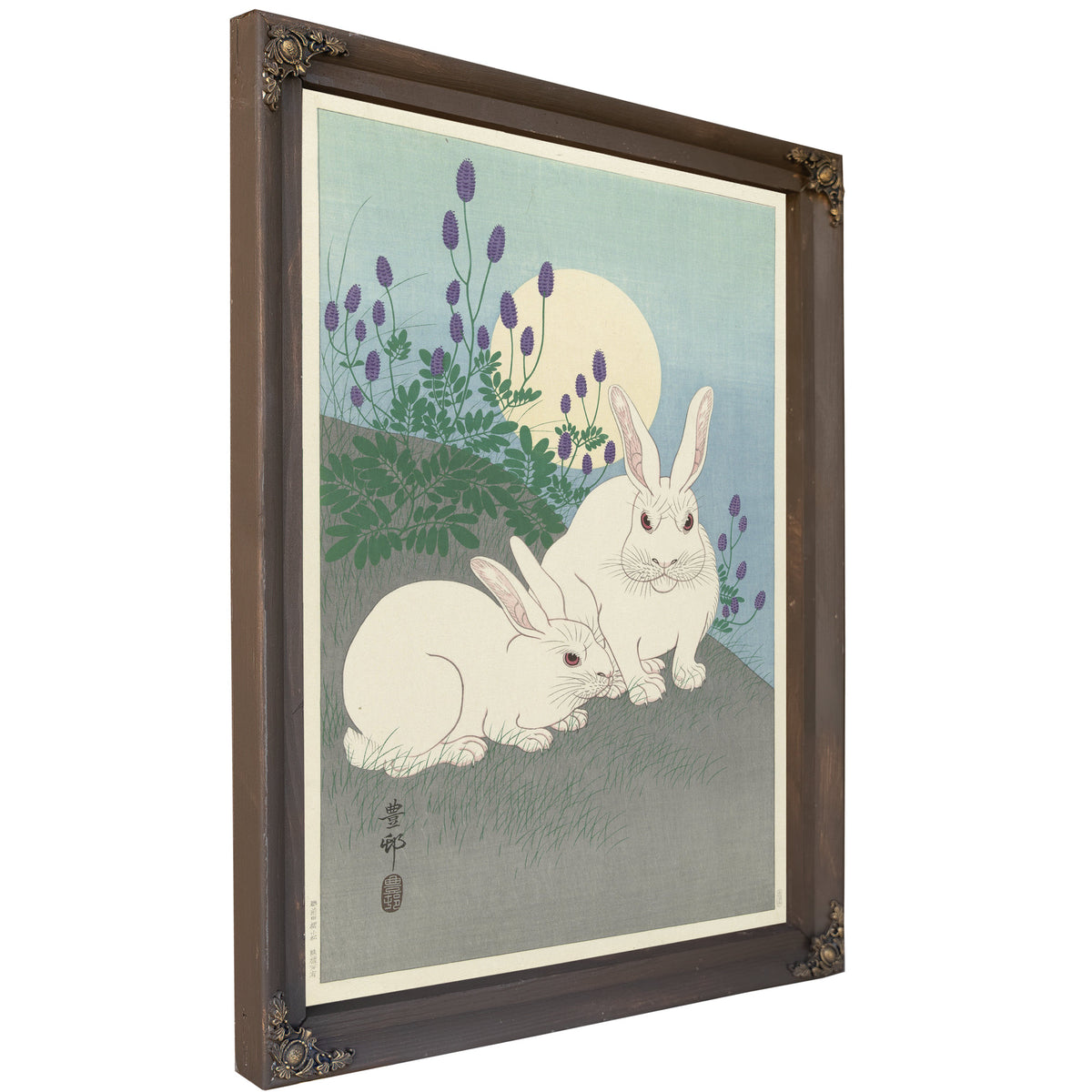 Rabbits Full Size 1920 1930 By Ohara Koson