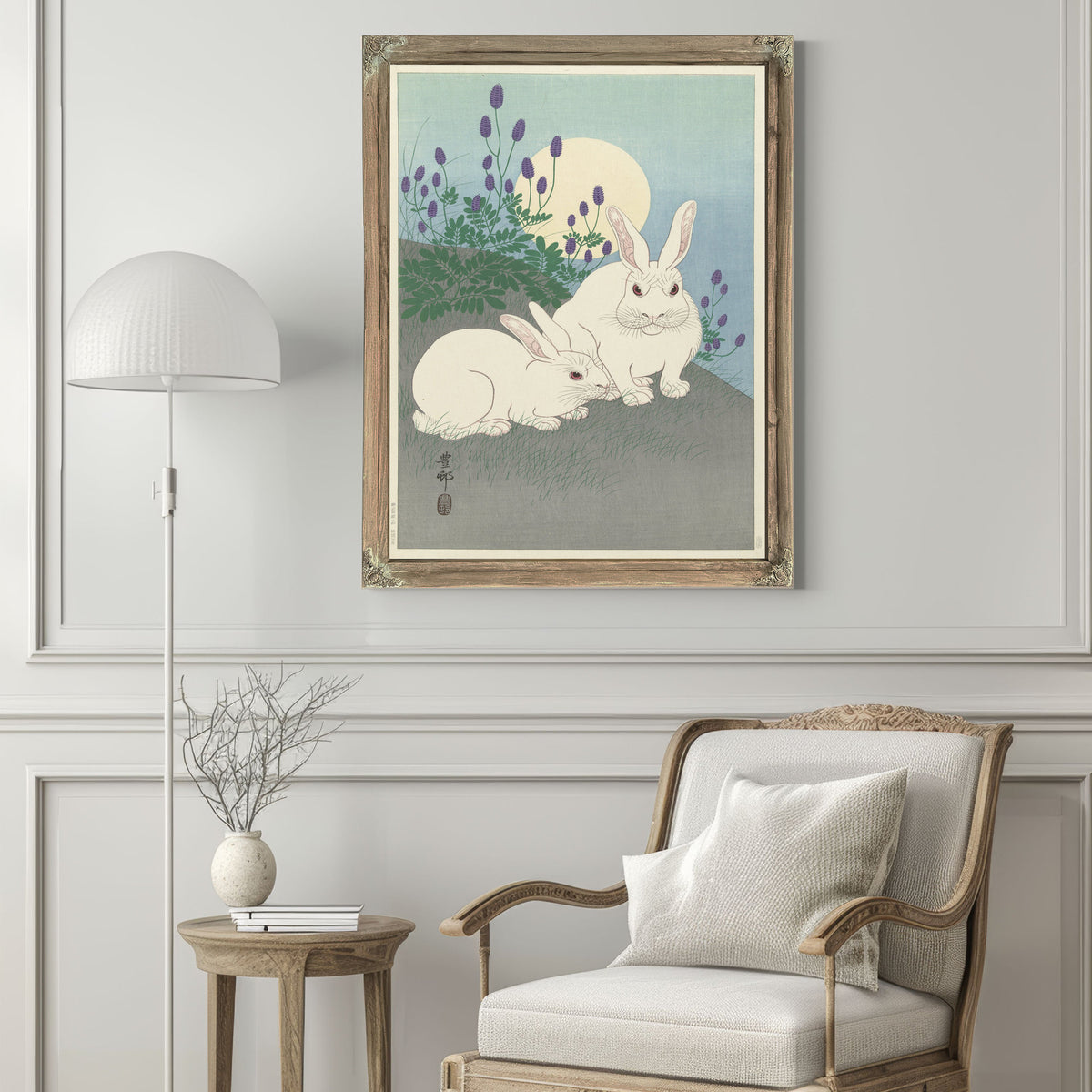 Rabbits Full Size 1920 1930 By Ohara Koson