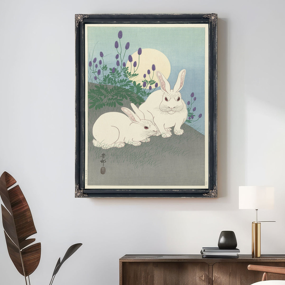 Rabbits Full Size 1920 1930 By Ohara Koson