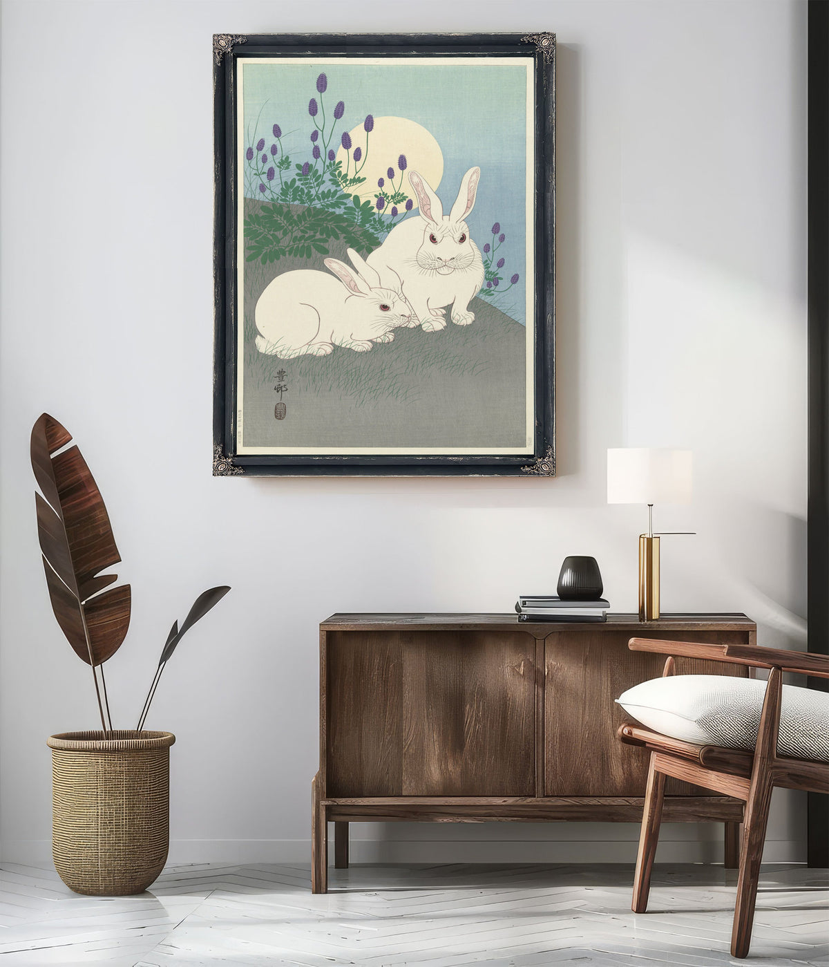Rabbits Full Size 1920 1930 By Ohara Koson
