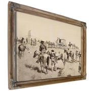 On The Bighorn by Frederic Remington