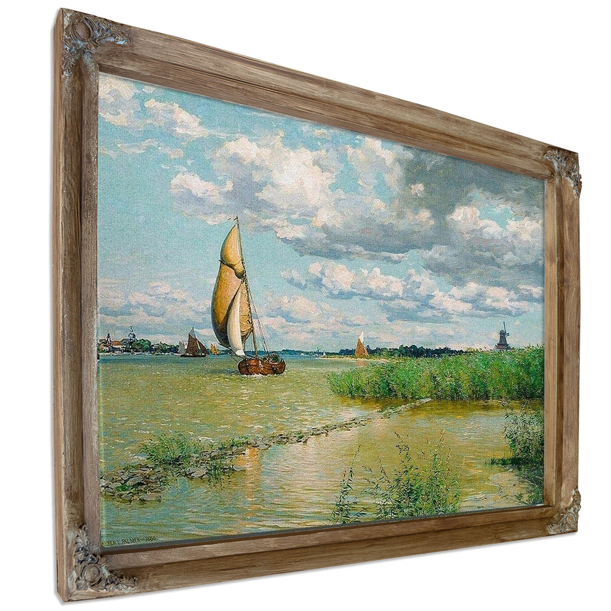 On The Maas By Walter Launt Palmer