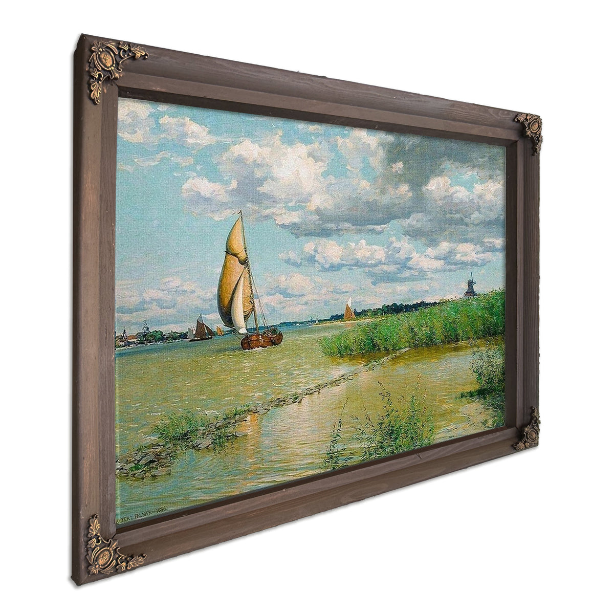 On The Maas By Walter Launt Palmer