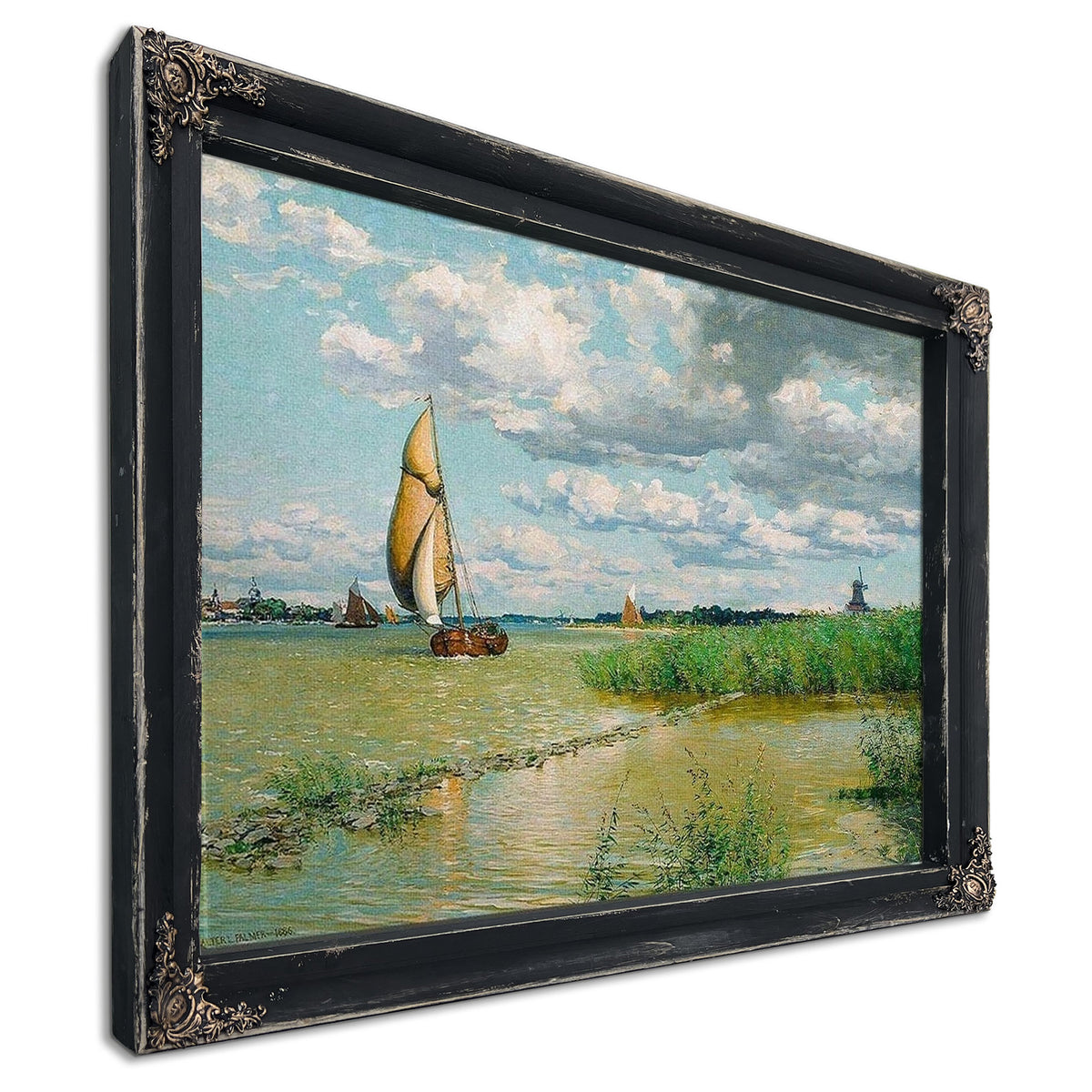On The Maas By Walter Launt Palmer