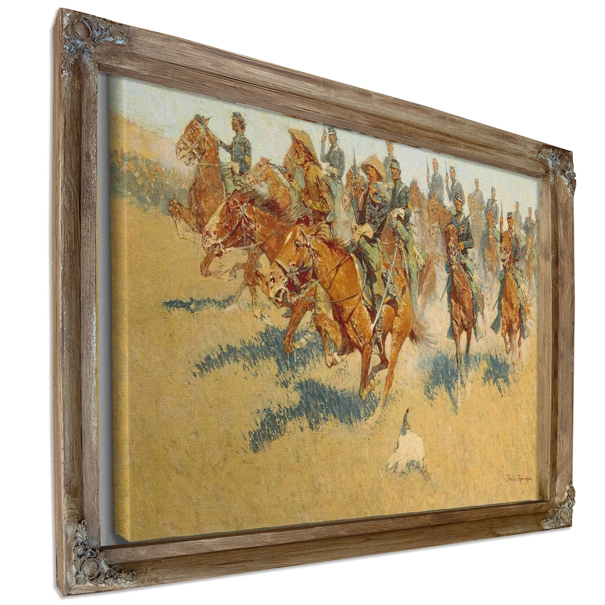 On The Southern Plains by Frederic Remington