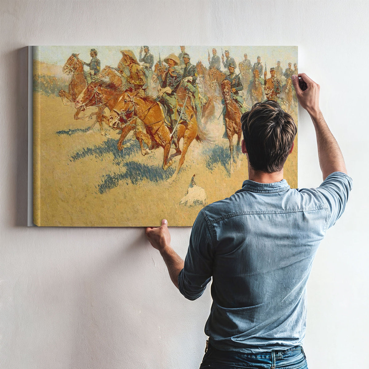 On The Southern Plains by Frederic Remington