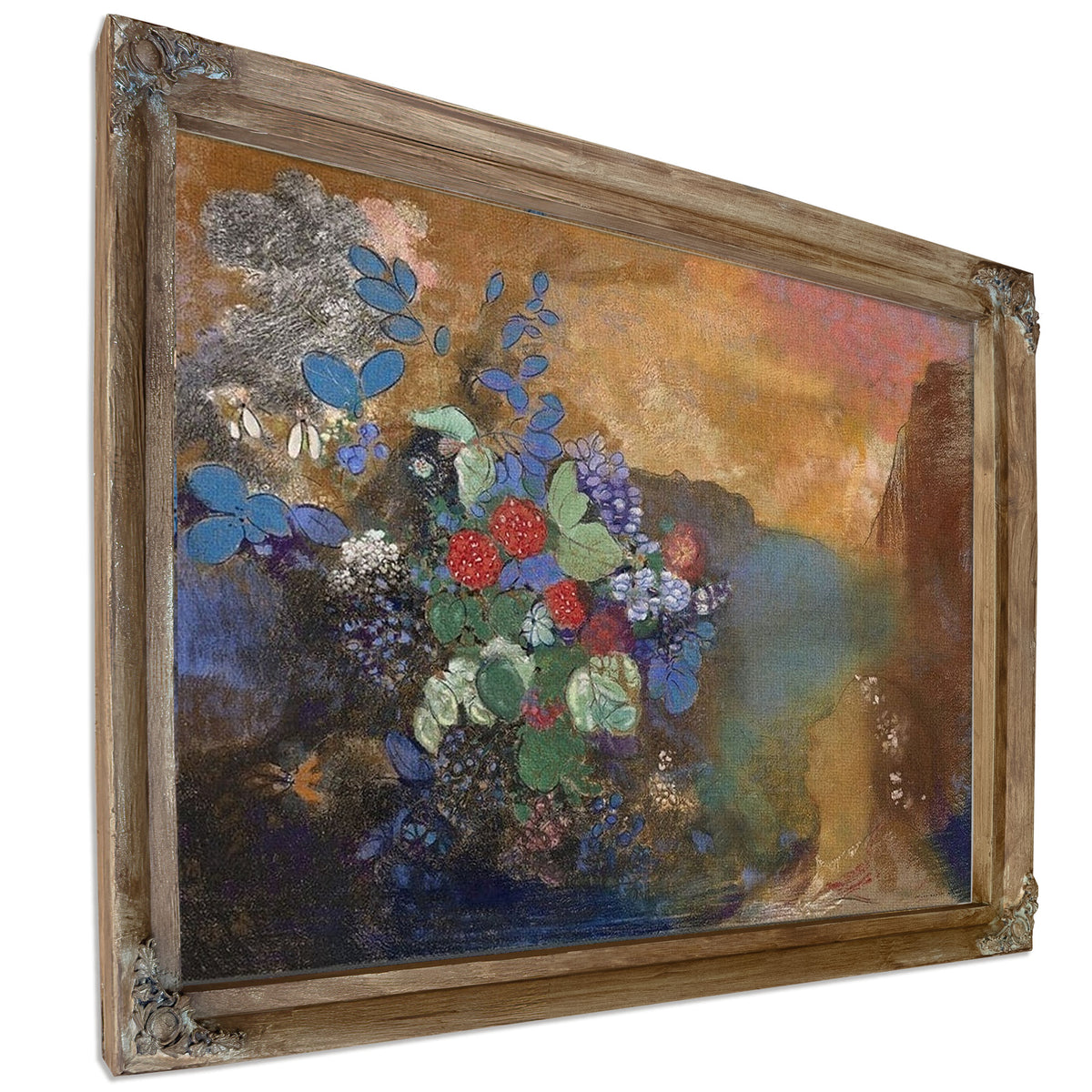 Ophelia Among The Flowers By Odilon Redon