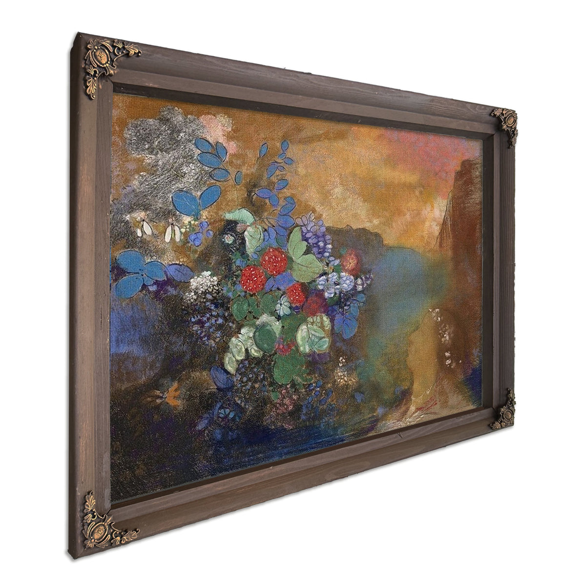 Ophelia Among The Flowers By Odilon Redon