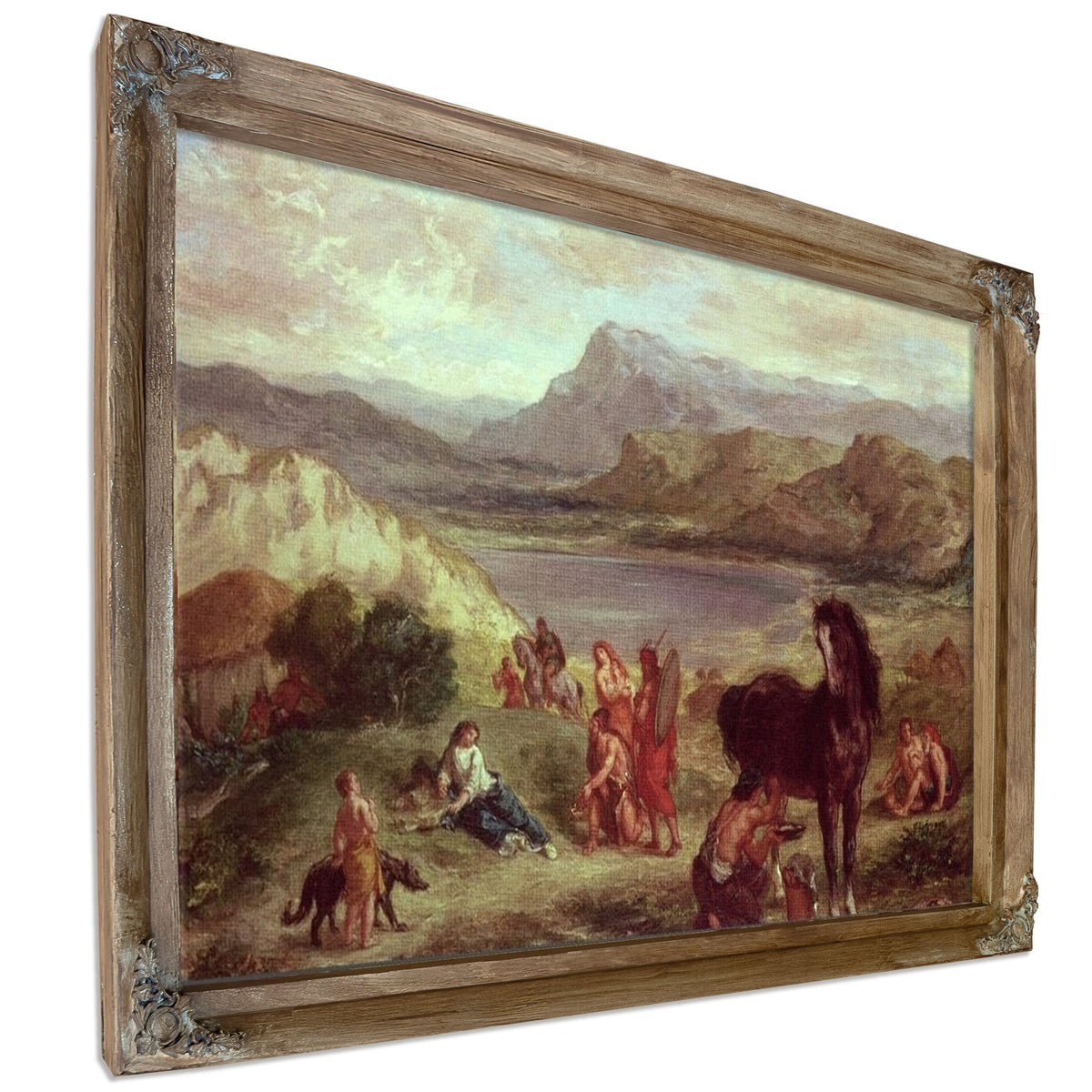 Ovid In Exile By Ferdinand Victor Eugene Delacroix