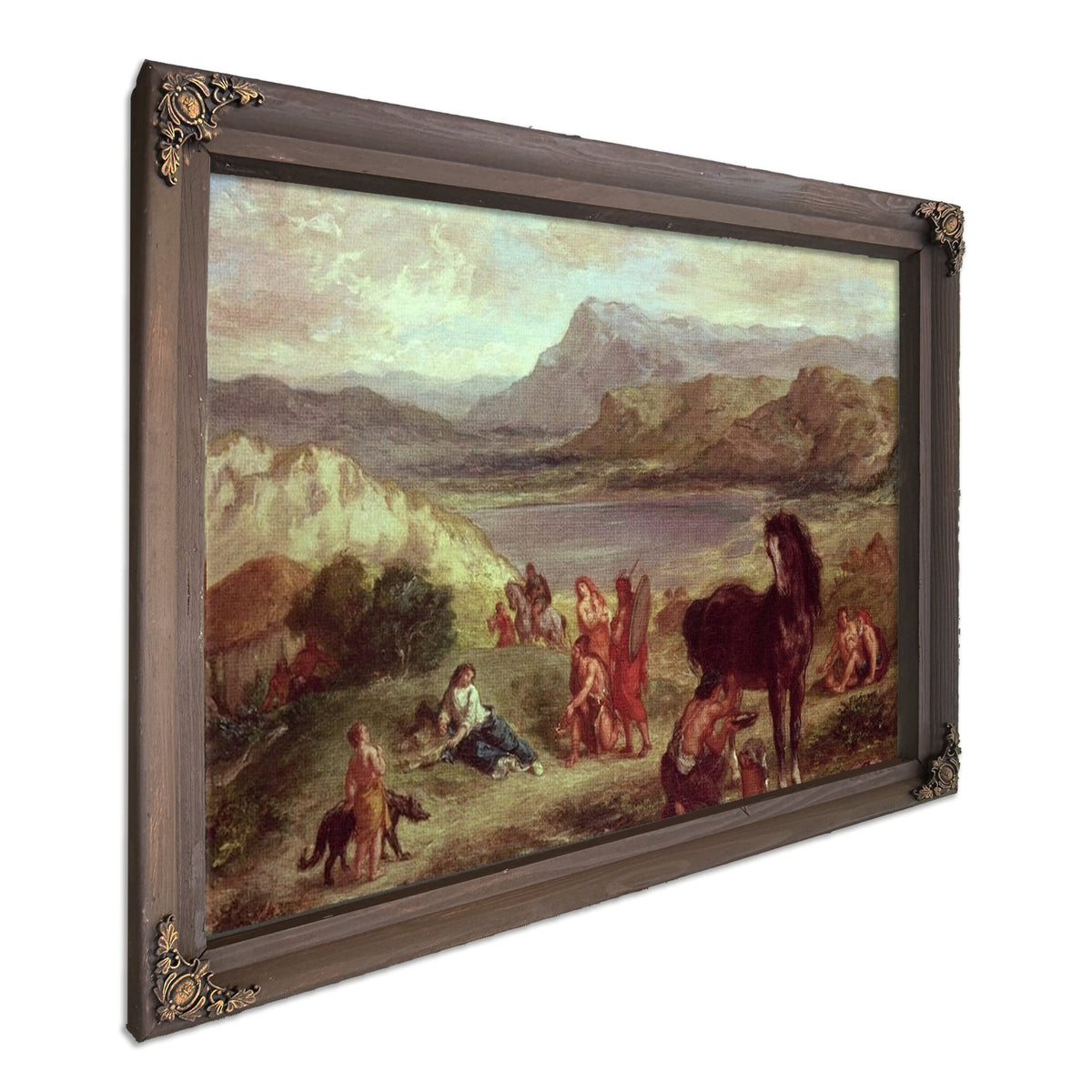 Ovid In Exile By Ferdinand Victor Eugene Delacroix