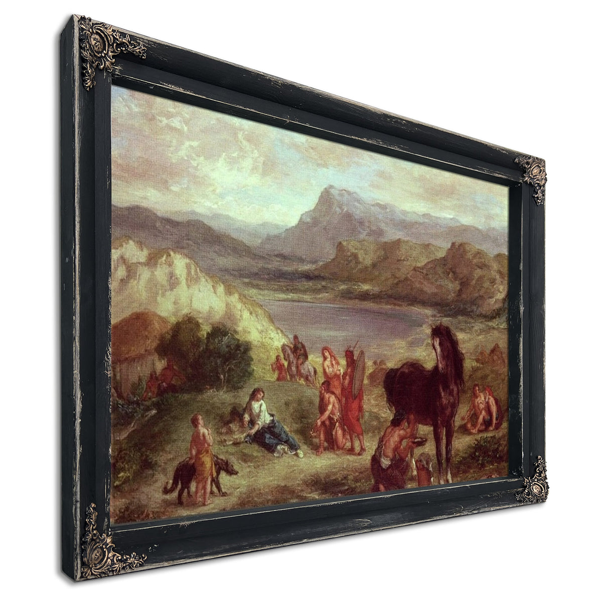 Ovid In Exile By Ferdinand Victor Eugene Delacroix