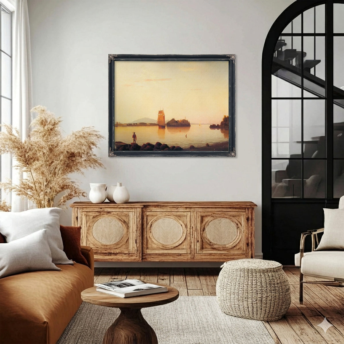 Owls Head Penobscot Bay Maine By Fitz Hugh Lane