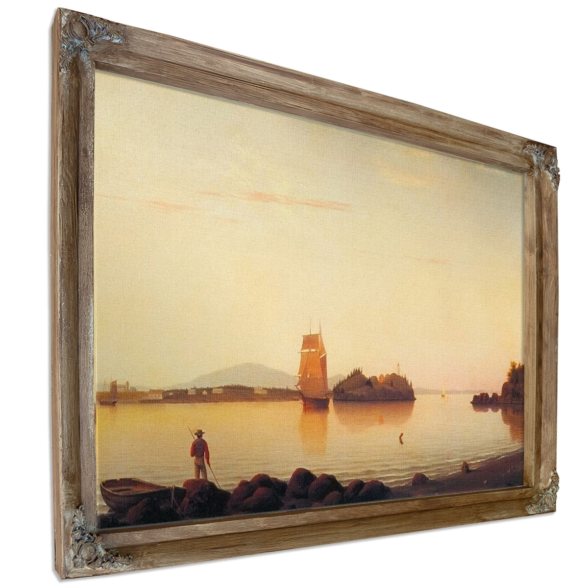 Owls Head Penobscot Bay Maine By Fitz Hugh Lane