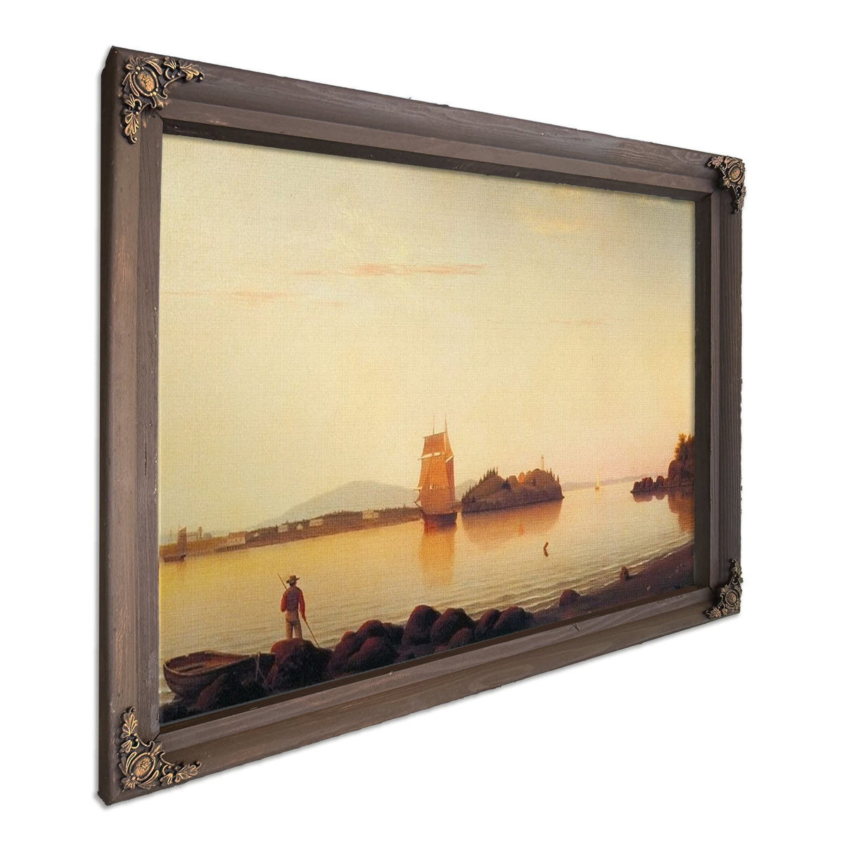 Owls Head Penobscot Bay Maine By Fitz Hugh Lane