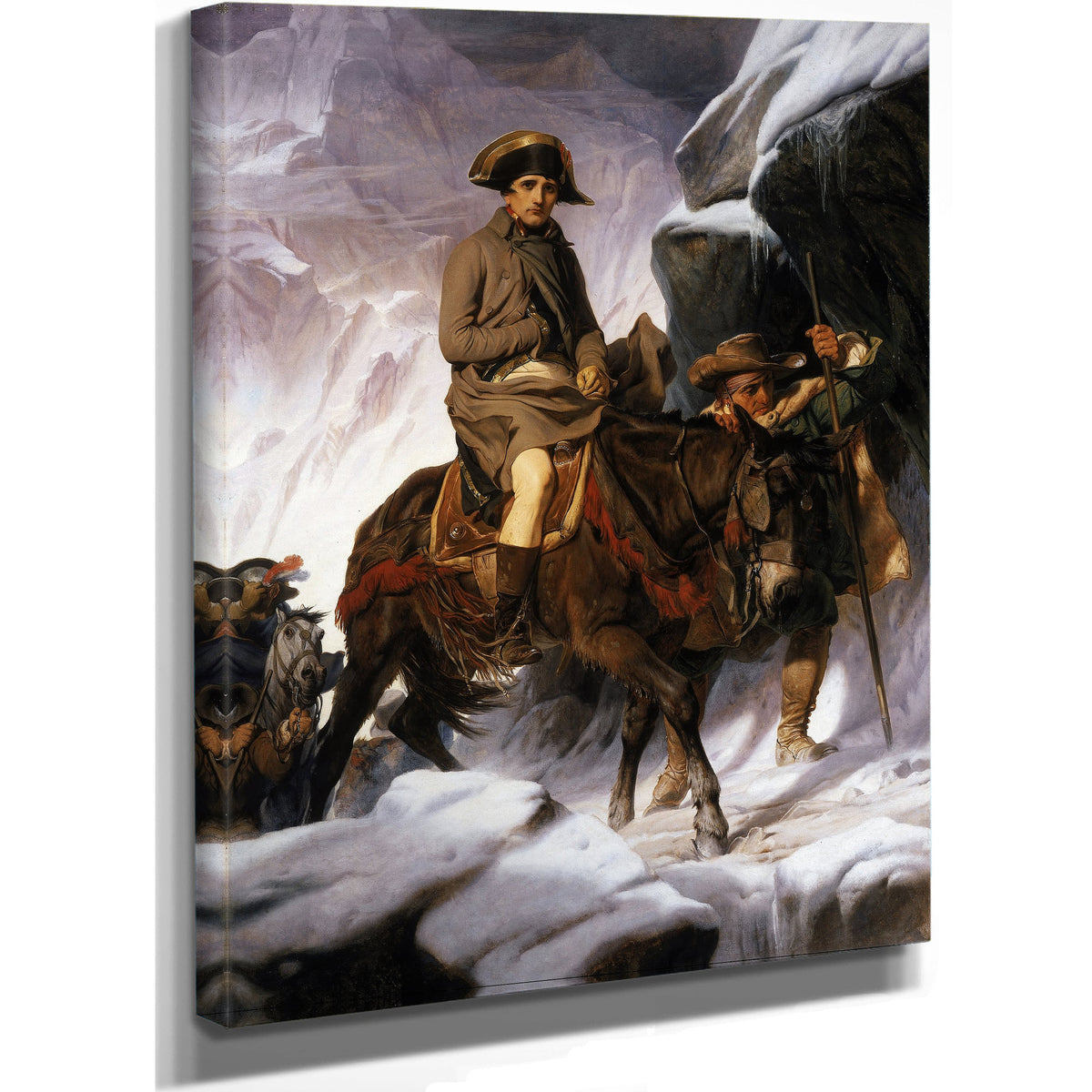 Napoleon Crossing Alps By Paul Delaroche