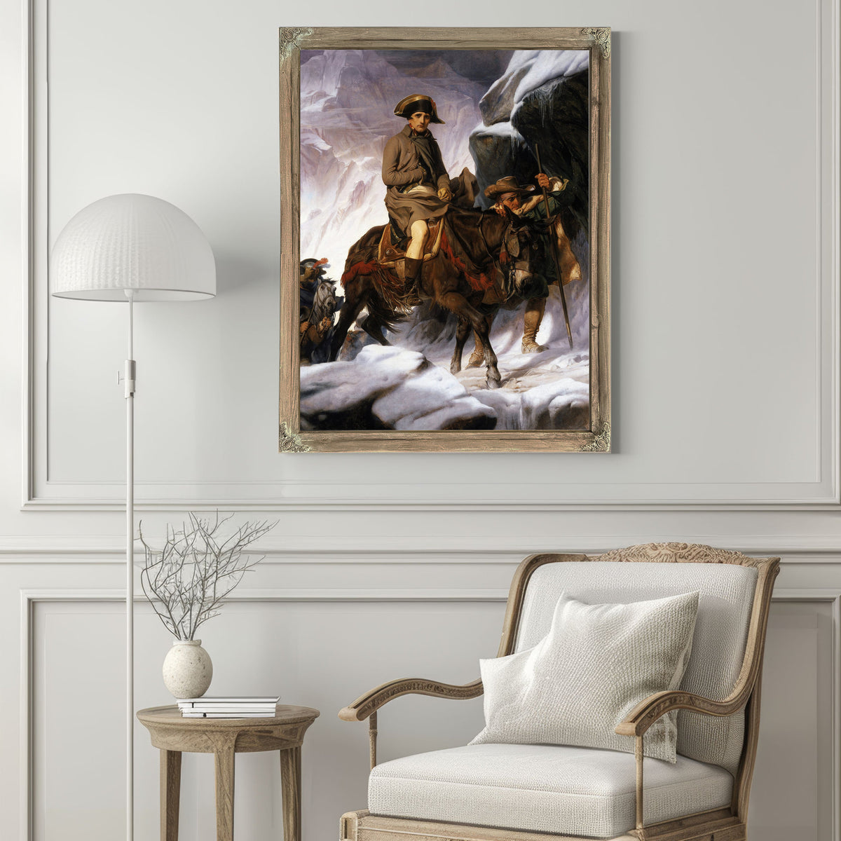 Napoleon Crossing Alps By Paul Delaroche