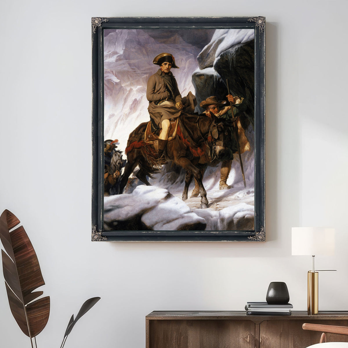 Napoleon Crossing Alps By Paul Delaroche