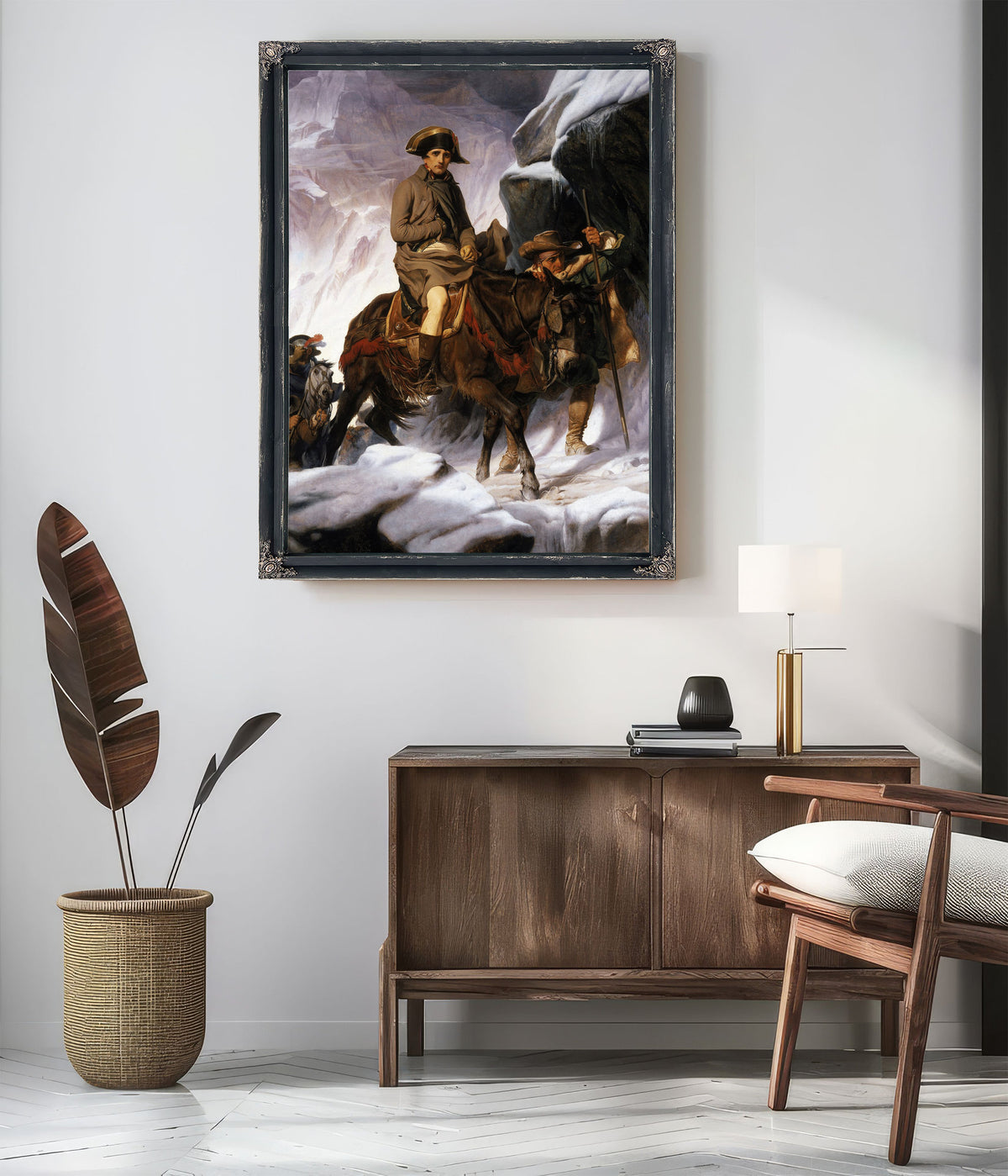 Napoleon Crossing Alps By Paul Delaroche