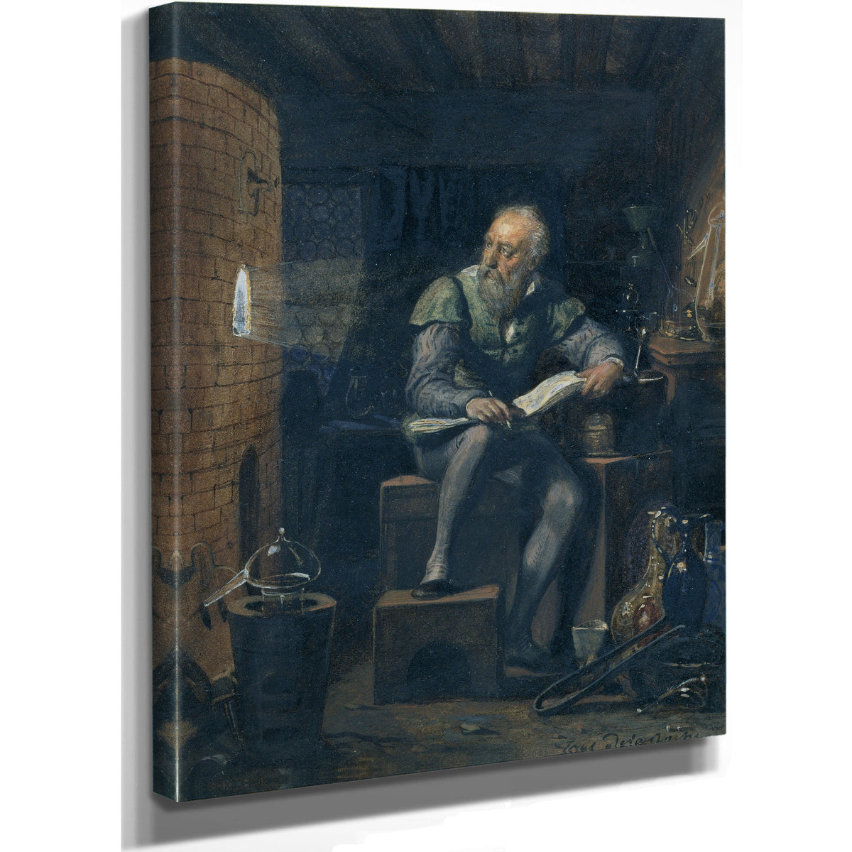 Palissy His Workshop By Paul Delaroche