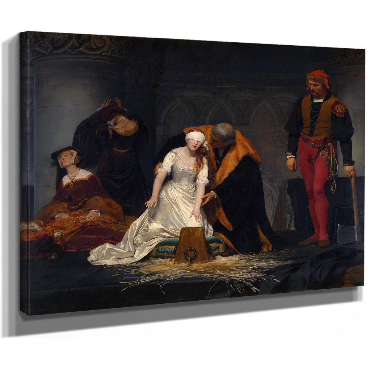 The Execution Lady Jane Grey the Tower By Paul Delaroche